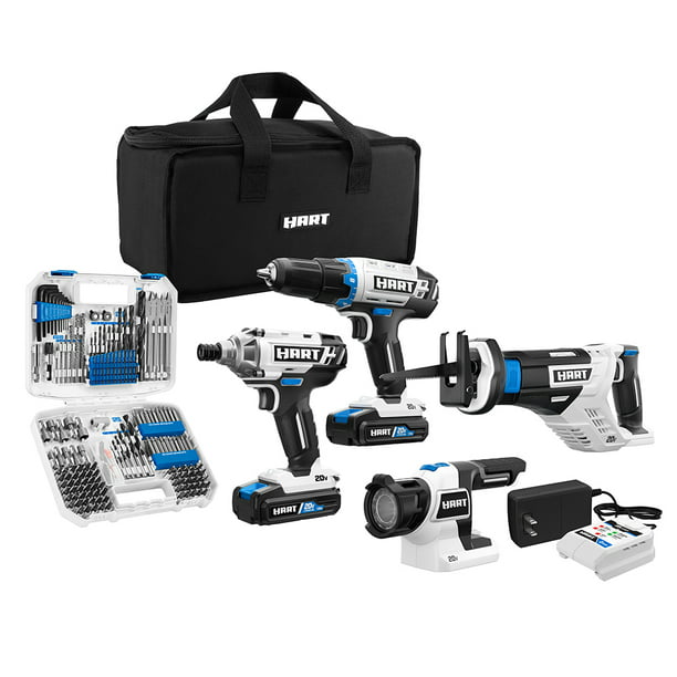 1.5Ah Lithium-Ion Battery HART 20-Volt Cordless 1/2-inch Drill/Driver Kit 